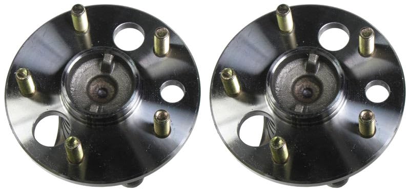 Image of TRQ Rear Wheel Bearing and Hub Assembly Set 2 Piece Compatible with 95-96 Toyota Avalon with 4 Wheel ABS Brakes 97-04 97-01 Camry with 99-03 Solara with