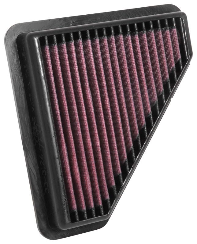 K&N Filtro Aria Ad Alto Flusso Per Honda Civic 1.4 2012-2017 - Modello 33-3124, Lavabile E Riutilizzabile