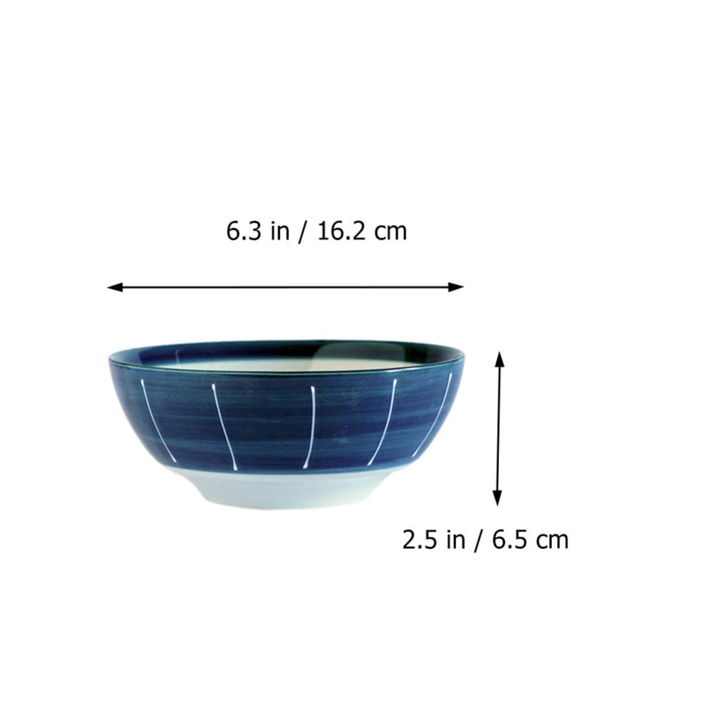 Cuencos de cerámica para Cereales, Cuenco de arroz japonés, Cuenco para Ensalada, Cuenco de Porcelana para Servir, Cuenco para Ramen, Cuenco para Sopa y Aperitivos