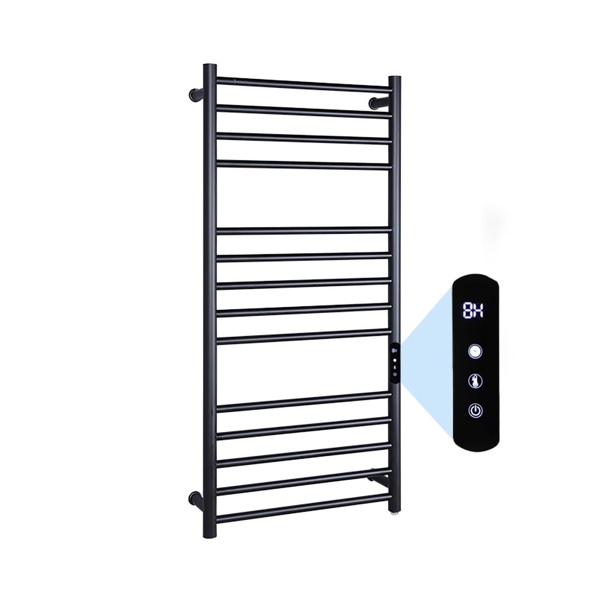 Calentador de toallas de baño de pared con temporizador programable