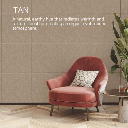 Image of MaxGear Extra Large Bulletin Board 72 inch x 48 inch, Tan Felt Wall Tiles Pushpins
