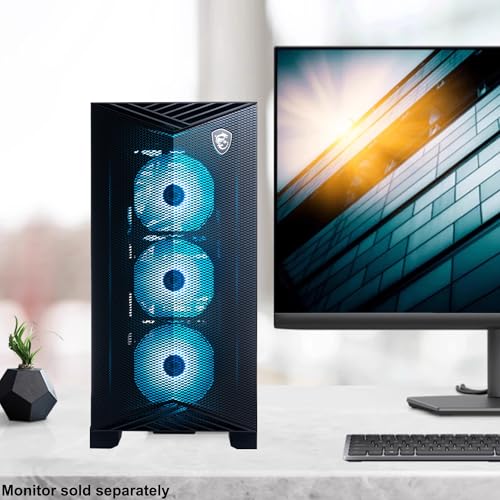 Image of msi Aegis Z2 Gaming Desktop AMD Octa-core Ryzen 7 7700 64GB RAM 1TB SSD GeForce RTX 5070 (DLSS 4) 750W 80+ Gold PSU ARGB Fan Air Cooling Win11 w /ICP Hub