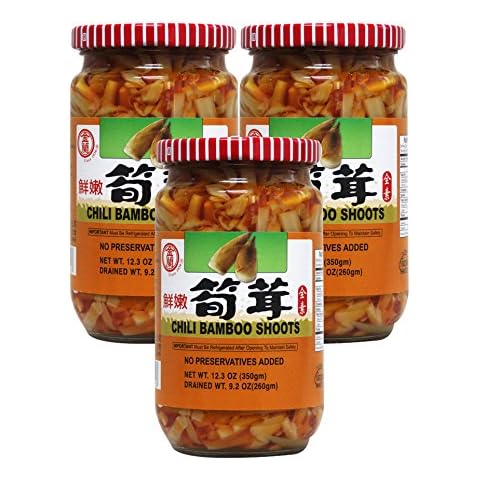Crispy Chili Bamboo Shoot - 12.3oz (3 Packs) Cover