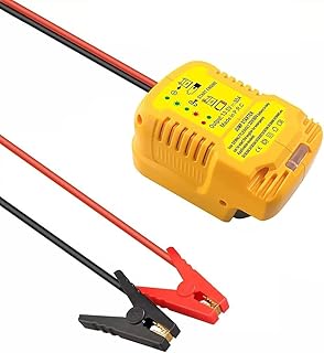 Adaptador de cargador para cables de puente, cable de refuerzo automotriz resistente, adecuado para baterías de arranque de 18 V y 20 V