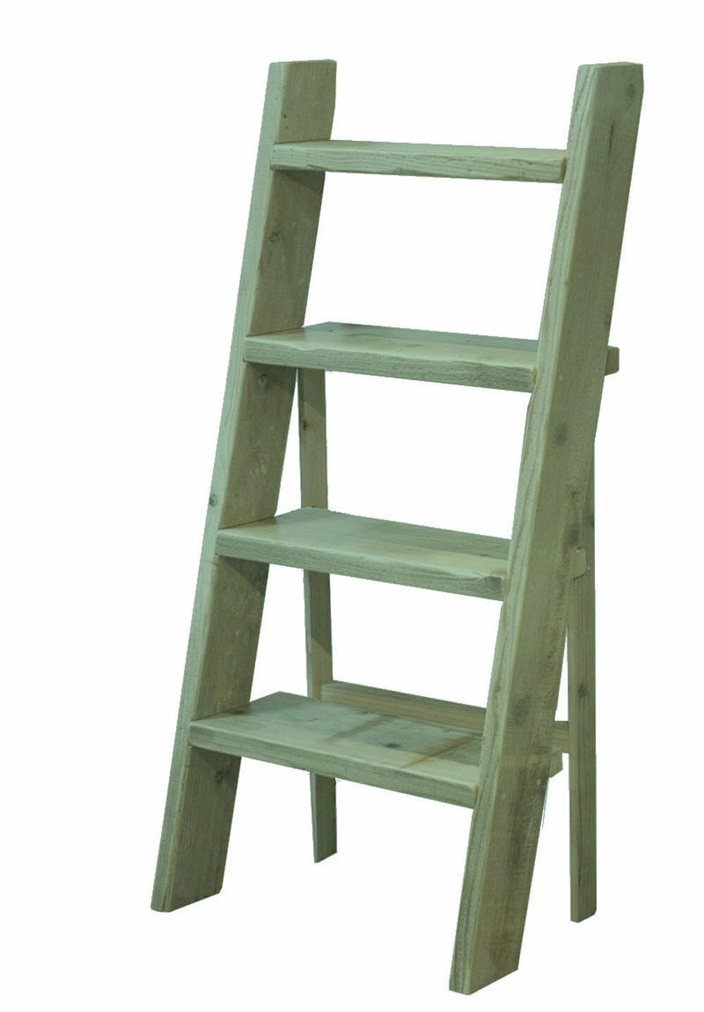 Amazon｜WOODPRO 古材 ラダーシェルフ （奥行ワイド） 幅560mm×4段