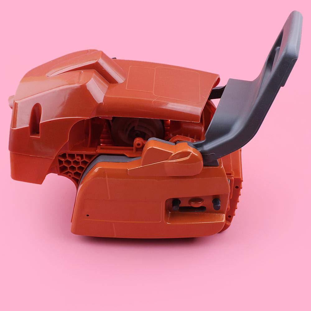 Wivplex Piezas de motosierra del kit de arranque de retroceso de la cubierta del freno del piñón del cárter, for Husqvarna, 350 345 340 537172001 537172003 Arranque de retroceso para cortadora de césp
