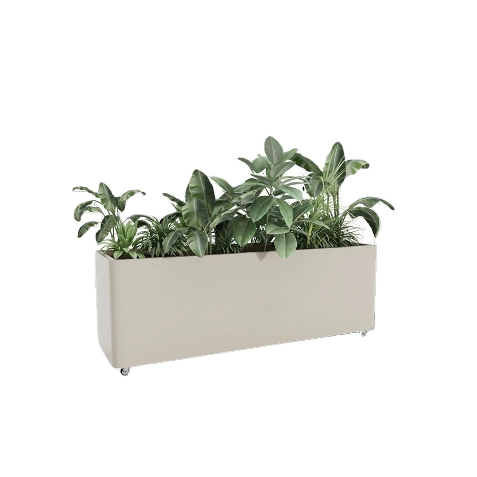 Xujuan-0227 One Color Bench With Planter Box Outdoor Flower Box Coffee Shop Milk Tea Shop Outdoor Green Flower Bed Flower Trough Rack