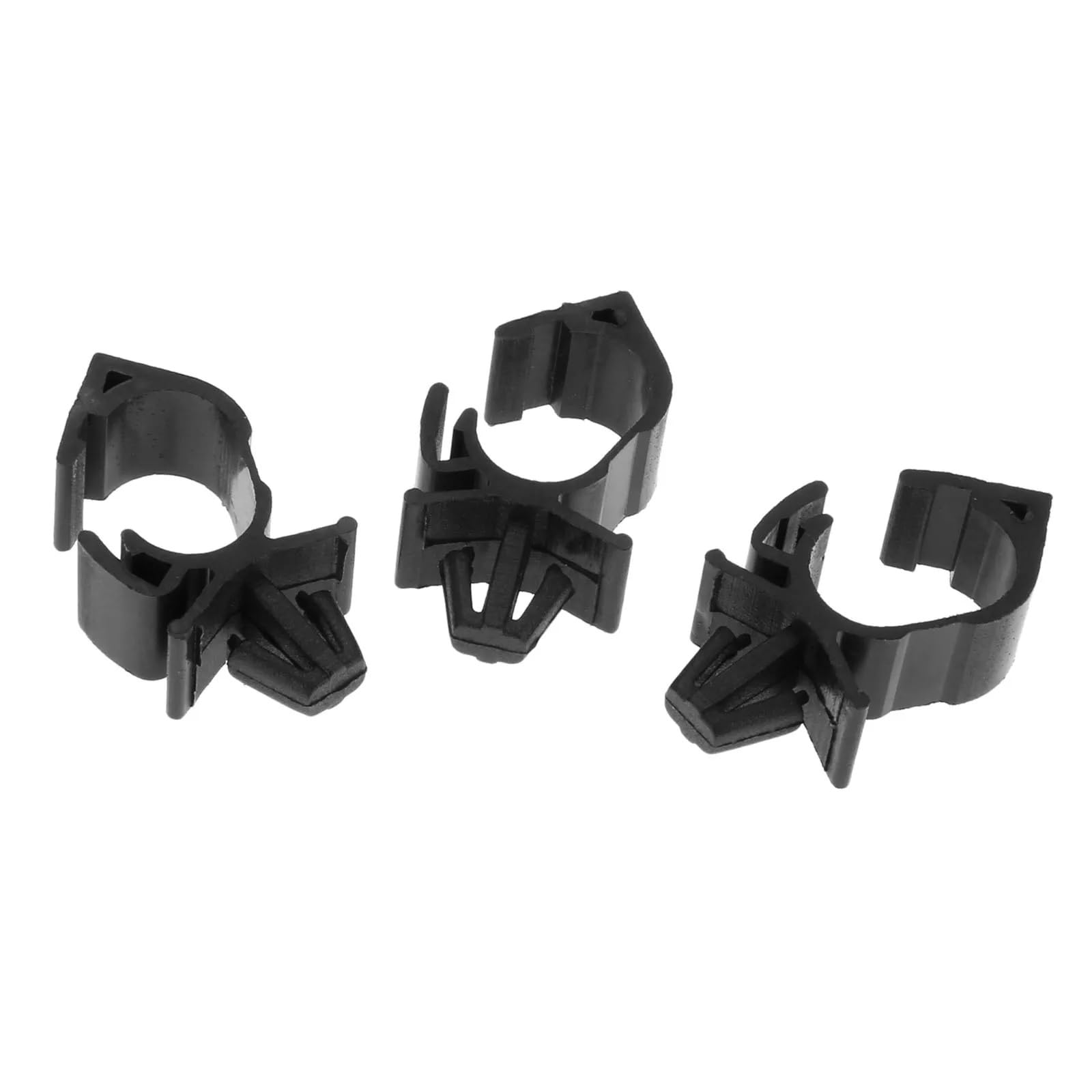 YTQMoreBNZ 10pcs Black Plastic Fasteners Auto Oil Pipe Beam Line Clip Universal Type Car Wiring Harness 11mm Hole Automobile Accessories