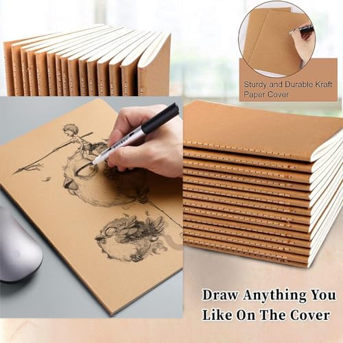 Carnets vierges A5 lot de 48 pour ne plus jamais manquer de papier - 5