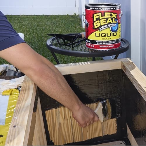 Flex Seal Liquid Rubber in a Can, 1-gal, Black, LFSBLKR01