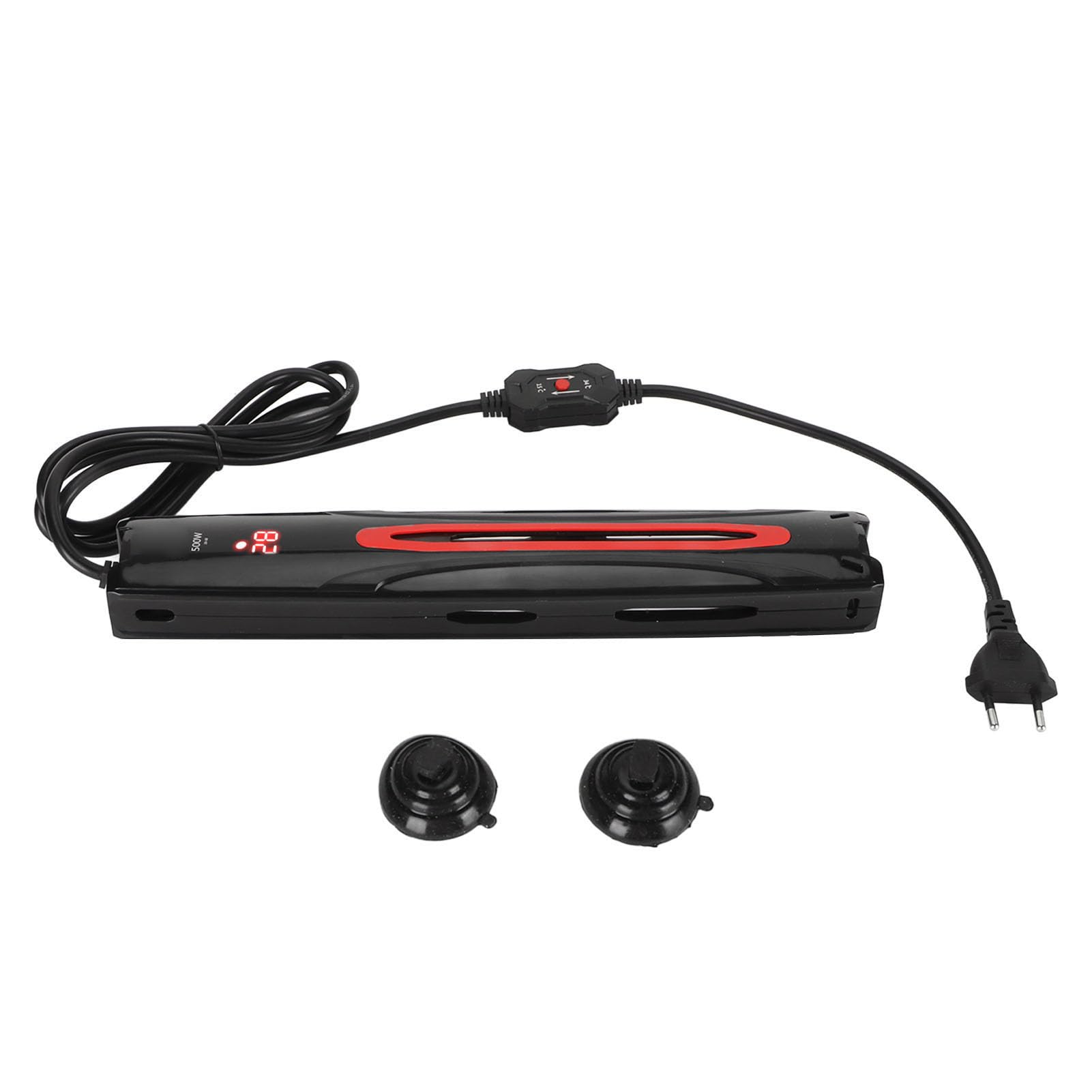 DAUZ Termostato per Acquario, Riscaldatore Automatico Impermeabile per Acquario IPX6 a Riscaldamento Rapido per Acquario da 80‑100 Cm (Spina Europea 220 V)
