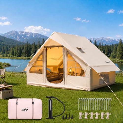 Inflatable Tent for Camping 4-6 Person-Blow Up Tent with...