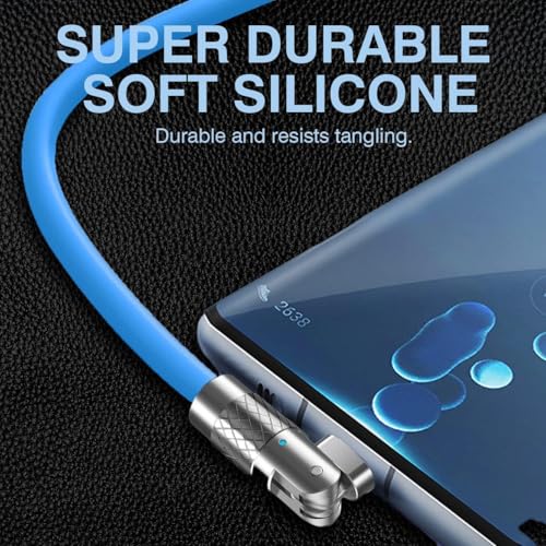 Image of ZAPCORD 180 degree Rotating Fast Charging Cable | USB Type C to C | 1 mtr Extra Long Cable | Tangle Free Silicon | 120W /6A | 480 Mbps High-Speed Data Transfer | For iPhone, Samsung, MI, Oneplus, Oppo