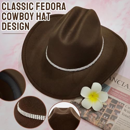 Sombrero Cowboy con botas y aretes para mujer talla M miniatura 2