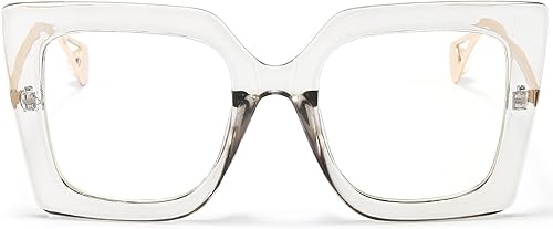 AIEYEZO Gafas de luz azul de gran tamaño para mujer, antifatiga y prevención de dolor de cabeza