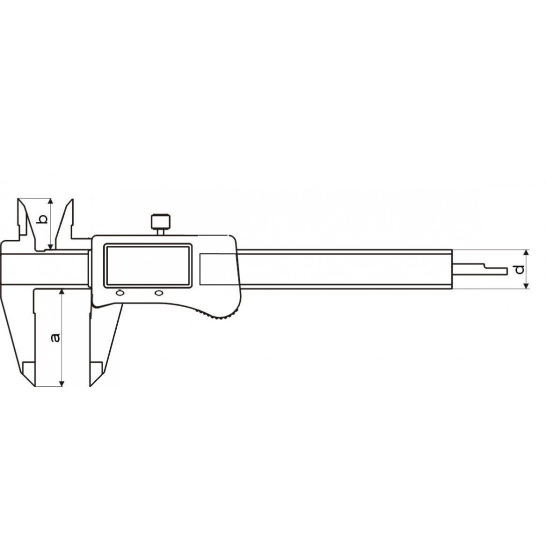 Calibre digital (150 mm, DIN 862 – Sistema de calentamiento messs