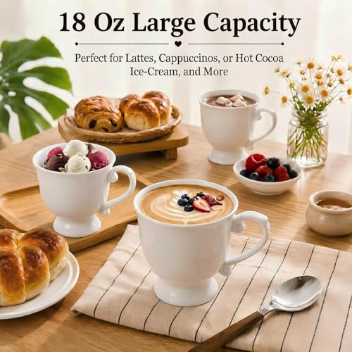 COSTMANCE 18 Oz Royal Goblet Mugs