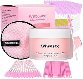 Makeup Remover Balm to Oil Lash Glue Remover Deeply Cleanses, Soothes, Calms Makeup Remover Cream for Makeup for Sensitive Skin Makeup Cleansing Balm(100ml)