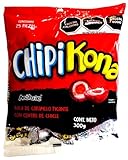 Anáhuac Chipikona - Bola de caramelo picante con centro de chicle - 25 piezas - 300 g