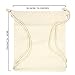 YINGKOR Cotton Canvas Drawstring Gym Backpack, Sackpack, Cinch, Sport String Sack Pack Bags pack-2 (Canvas, White)