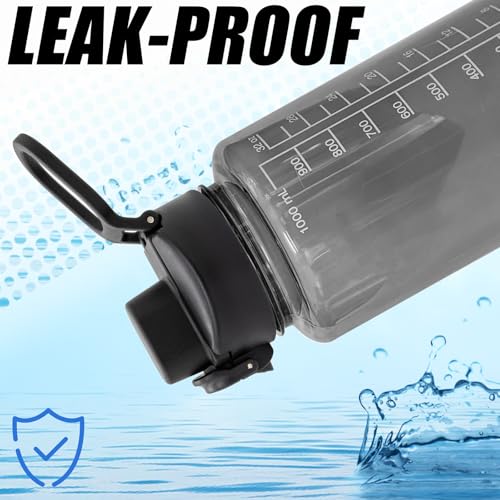Auto Flip Lid for Nalgene 32 oz Wide Mouth Water Bottle Replacement Lid Button Lock Spout Lid Compatible with Nalgene 32 oz, BPA Free, Easy to Carry (2 Pack)