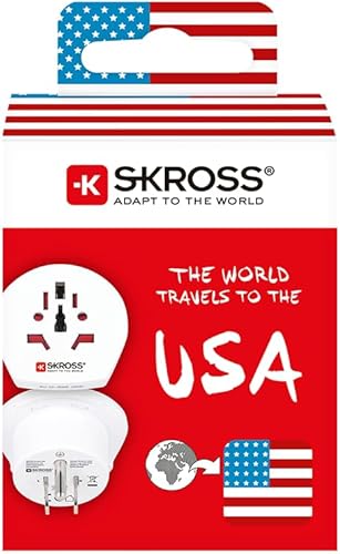 Miniatura 6 de Skross World to USA Country - Adaptador de viaje color blanco