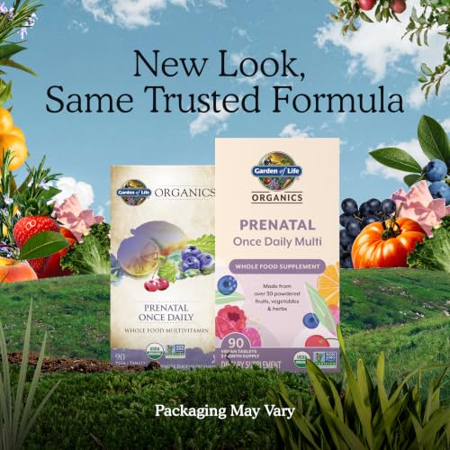 Garden of Life Organics Prenatal Once Daily Multivitamin, 90ct - image 2