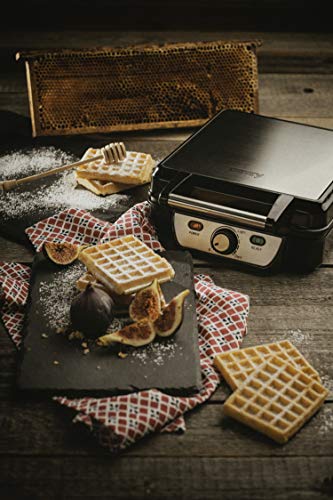 4er Waffeleisen | 1500 Watt | Waffelautomat | Paninigrill | Waffeltoaster | Waffle Maker | Elektrogrill | Wafflemaker – Bild 6