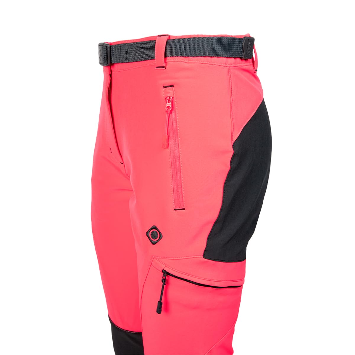 Izas - Pantalón de Senderismo para Mujer - Pantalón Trekking de Invierno - Impermeable y con Bolsillos de Cremallera - Bajo Ajustable Protege del Frío - Secado Rápido - Baltic FW
