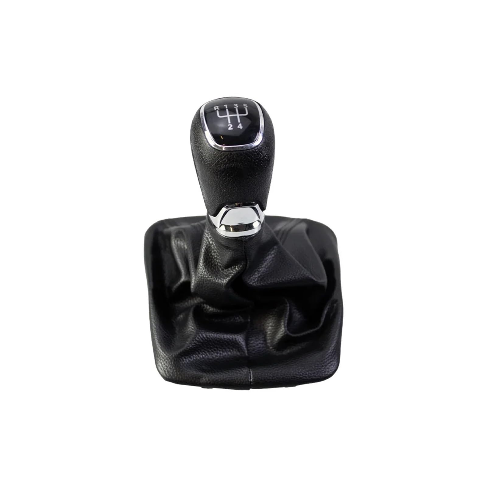QWQAAB Manual Gear Knob for Skoda for Octavia 2 A5 A6 2004-2012 Metal Plastic Manual Gear Shift Knob PU Gaiter Boot 5/6 Speed(5 Speed)