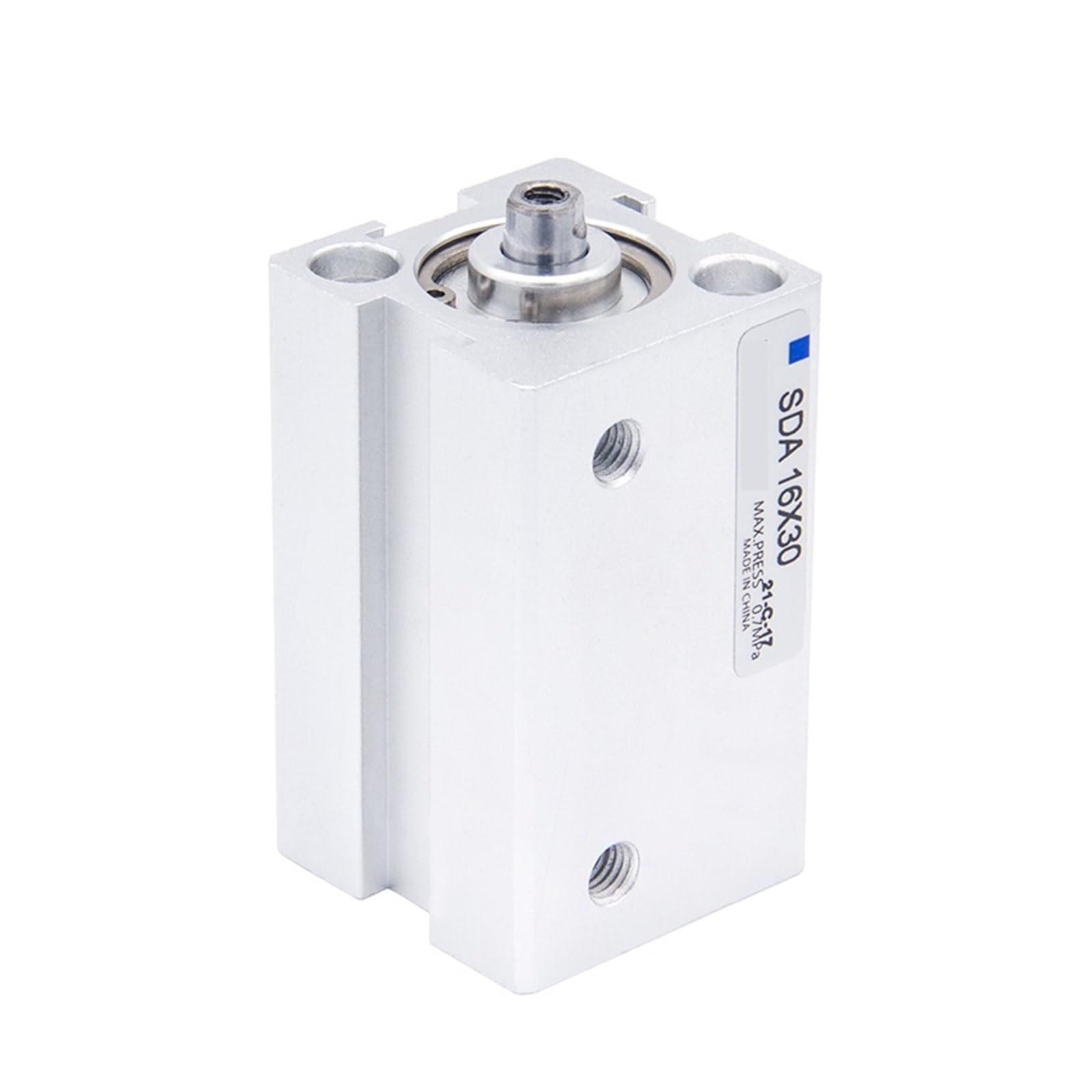 Mini vérin pneumatique SDA16*30 à dents extérieures et détection magnétique intégrée