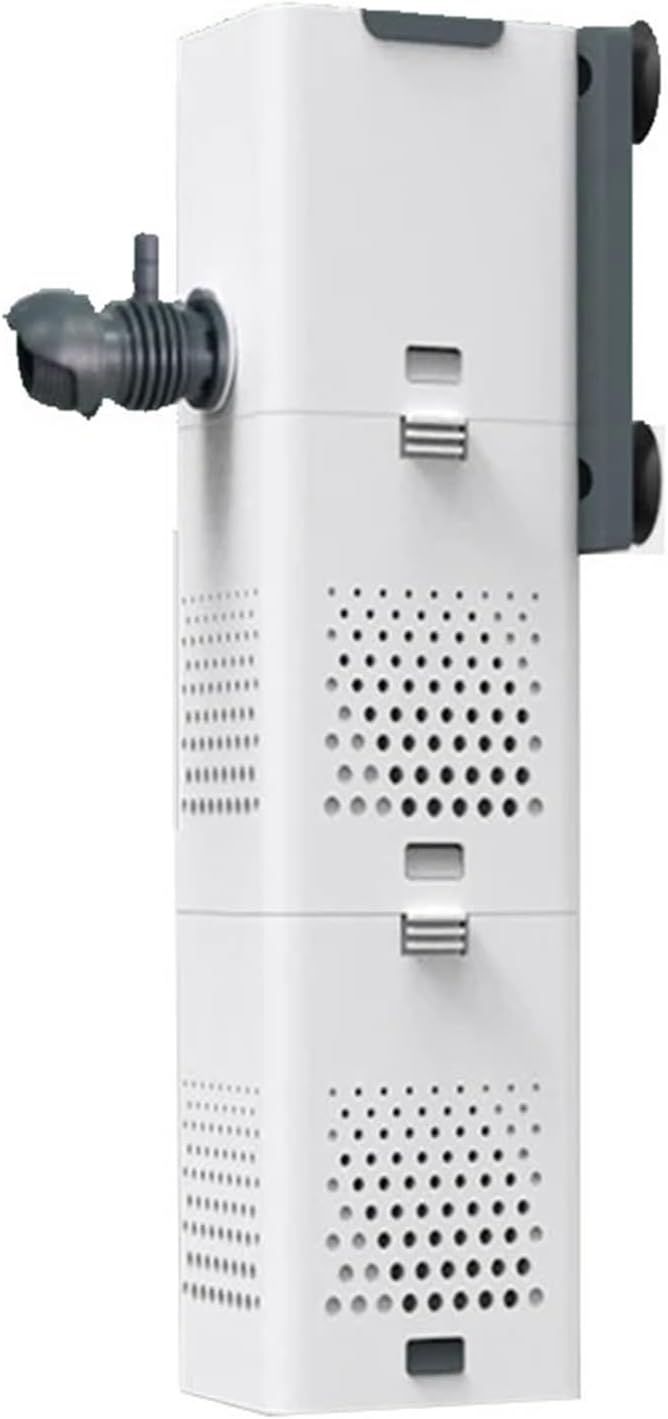 Aquarium Filter Fish Tank Circulation Filters Pump Mini Household Hang on Pumps Aquariums Oxygenate Water Filter Purifier(15W)