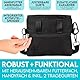 HUND IST KÖNIG Leckerlietasche für Hunde mit Einhand-Magnet-Verschluss, 2 Zip-Fächer, herausnehmbare Innentasche, Leckerlibeutel für Hunde fürs Gassi & Hundetraining, inkl. Trainings-eBook