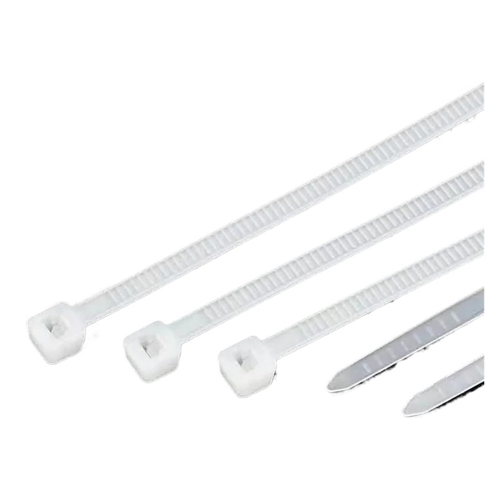 Fascette per cavi con fibbia regolabile Fascette per cavi autobloccanti, plastica, cinture di raggruppamento di fili, organizzatore vari(Bk1.9x100mm1000pcs)