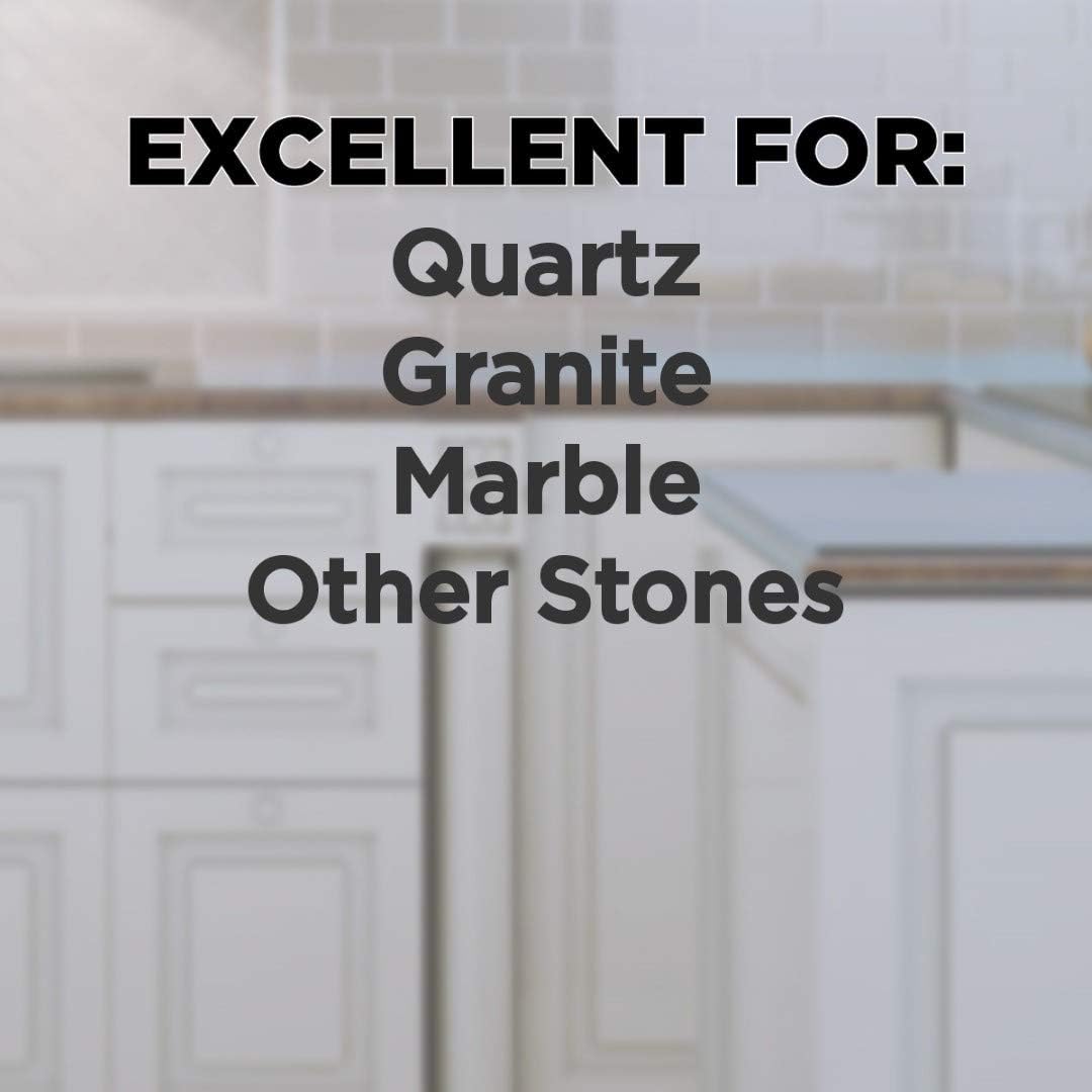 Weiman Quartz Countertop Cleaner and Polish - 24 Ounce with Microfiber Cloth - Clean and Shine Your Quartz Countertops Islands and Stone Surfaces with UV Protection : Health & Household