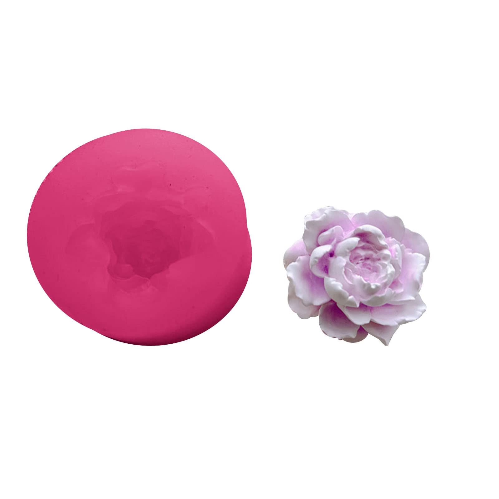 LiRRvb Jasmine Flower Fondant Cake Decorating Silicone Mold Pastry Chocolate Candy Ice Cream Mold Baking Tool Molds for for Decorations Decorating Pastry Shapes for Epoxy Resin Cakes Resin