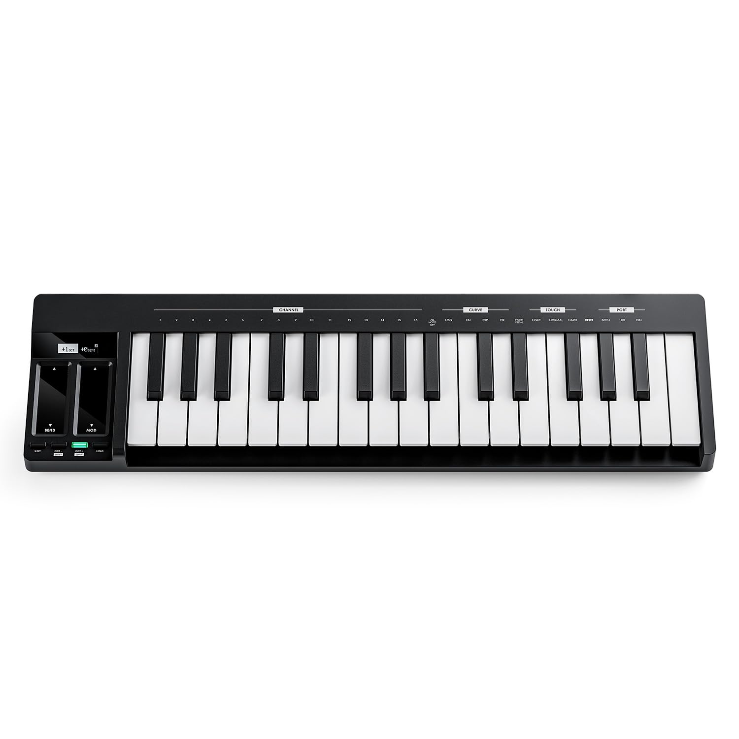 Donner KB-32M Tragbarer MIDI-Keyboard-Controller – 32 Tasten, mit Magnetischem Snap2Connect (S2C), OLED-Display, USB/MIDI & DAW-Software