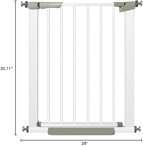 Miniatura 7 de Puerta de bebé para escaleras, puertas de seguridad de cierre automático, puerta para niños extra alta y ancha, puertas para perros fáciles de