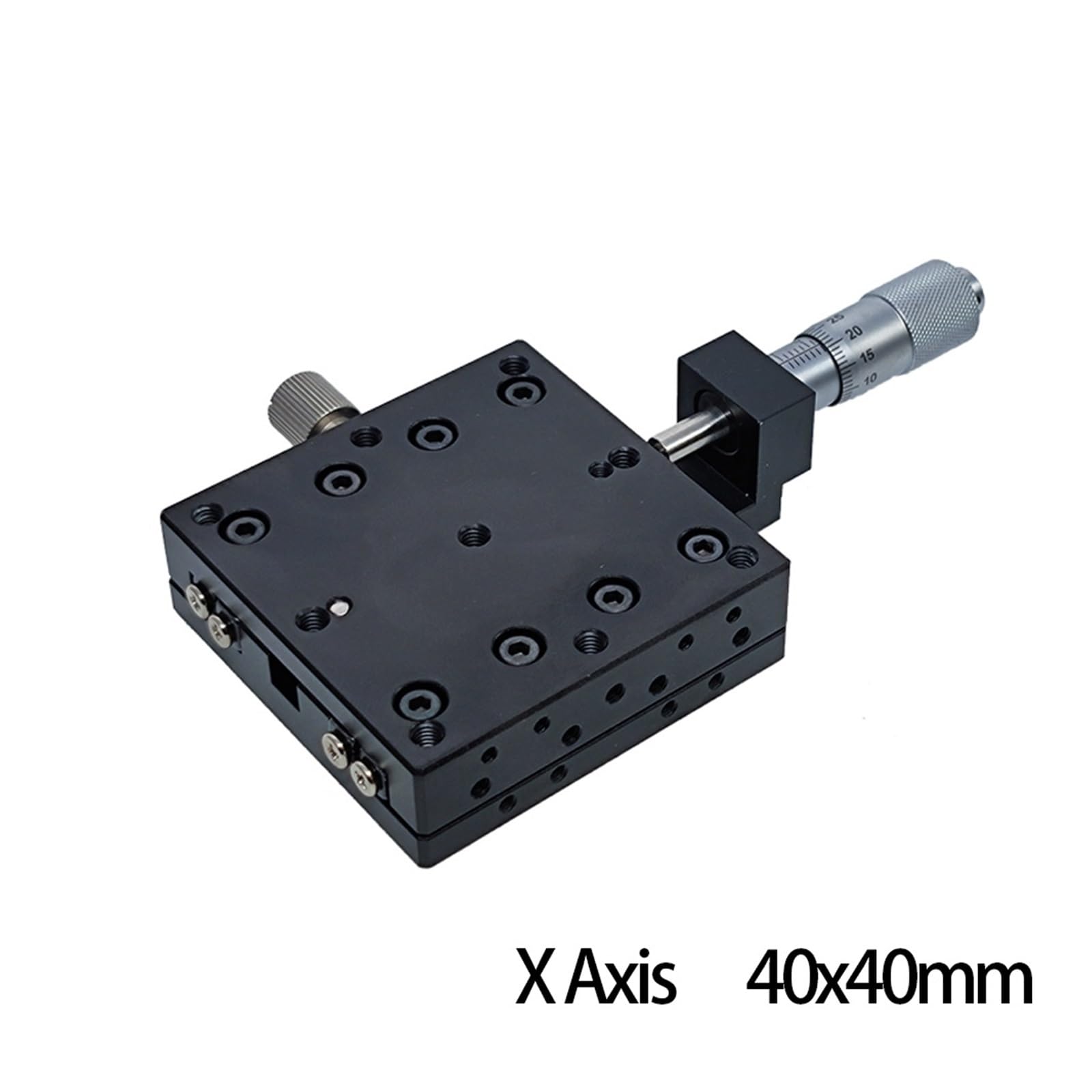 Tavolo Scorrevole micrometrico con Guida Ottica da 40 * 40 mm LX-Clr LGX40-C LR (LGX40-L)