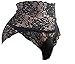 SISSY pouch panties waist size 34"-38"silky smooth lace bikini panties for men LS12
