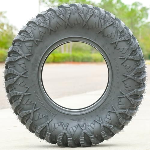 Image of Set of 4 (FOUR) Forerunner Aurora A /T ATV UTV All-Terrain Off-Road Radial Tires-30x10.00R14 30x10R14 30x10x14 79J Load Range 8 Ply BSW Black Side Wall