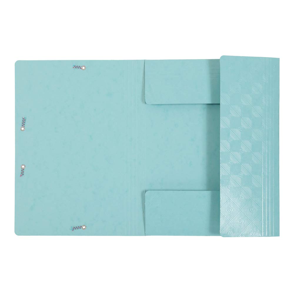Exacompta 1928 - Carpetas elásticas con 3 solapas (A4, 600 g, 24 unidades), varios colores