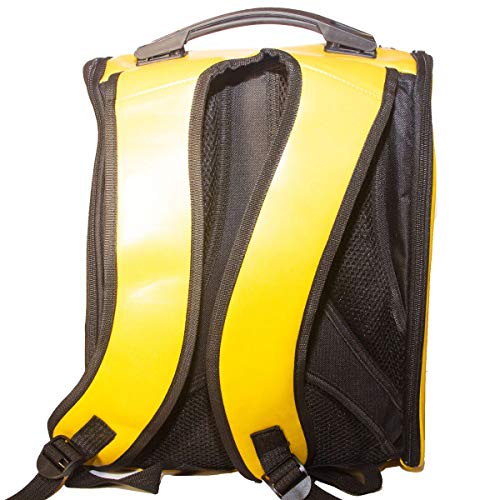 Mochila Canguru Bolsa Transporte Pet Cachorros Amarela