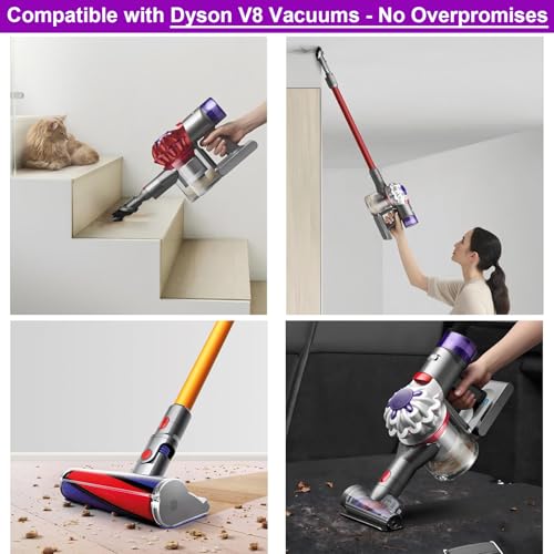 Image of V8 Battery Replacement Compatible with Dyson V8 Vacuums | Compatible with Dyson V8 SV10, SV25, V8 Plus / Animal / Absolute / Motorhead 21.6V 4.5Ah Lithium Ion Battery with 40 Min Runtime