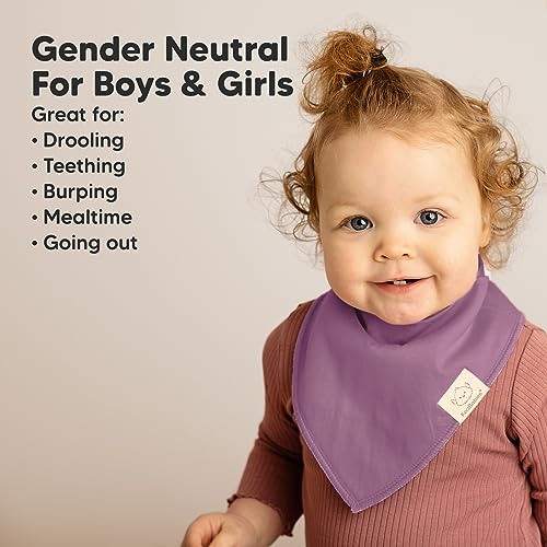 Image of KeaBabies 8pk Organic Baby Bandana Bibs for Drooling and Teething (Cruise)