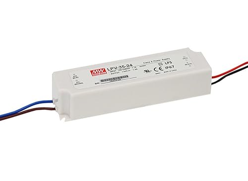 35W 12V 3A LPV-35-12 MEAN WELL Impulsión de iluminación LED impermeable Fuente de alimentación de conmutación Voltaje constante 110V/220V AC-DC