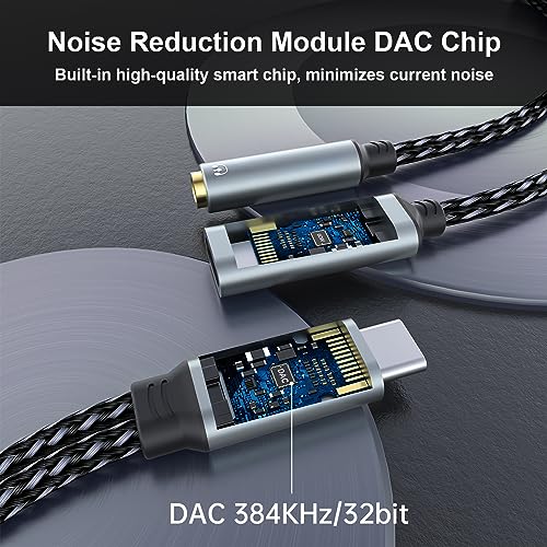 Usb C To 3.5Mm Headphone And Charger Adapter, 2-In-1 Usb C To Aux Audio Jack Hi-Fi Dongle Cable With Pd 60W Fast Charging, Compatible With Galaxy S23 Ultra/S22/S21/S20, Note20/10, Oneplus, Pixel #TOP2