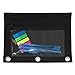 Advantus 94036 Binder Pouch with PVC Pocket, 9 1/2 x 7, Black, 6/Pack