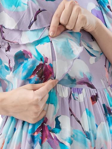 Image of AV2 Women Maternity Feeding Dress | Feeding Kurti | Nursing Dress -5071