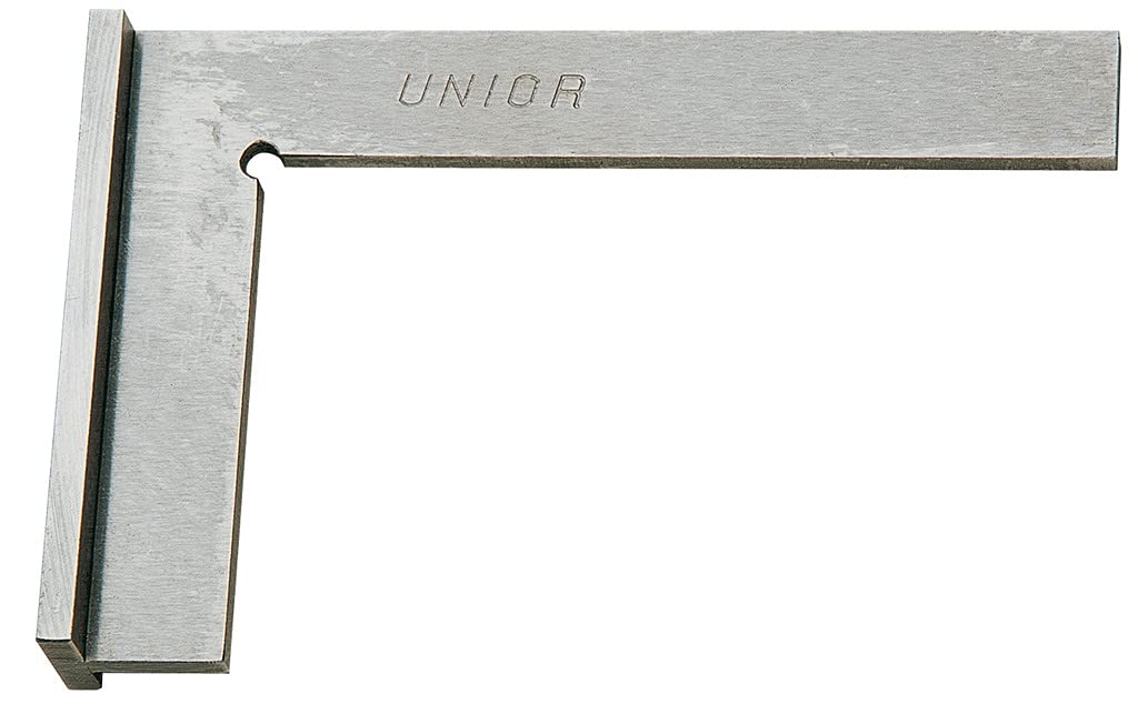 Escuadra con base UNIOR 617157 de 250 mm para verificar ángulos rectos exactos